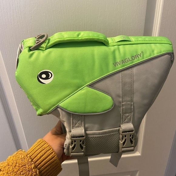 DOG Life Vest Bright Green - Picture 5 of 9